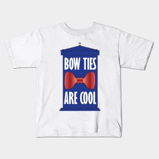 Bow Ties Are Cool - TARDIS - Doctor Who Kids T-Shirt